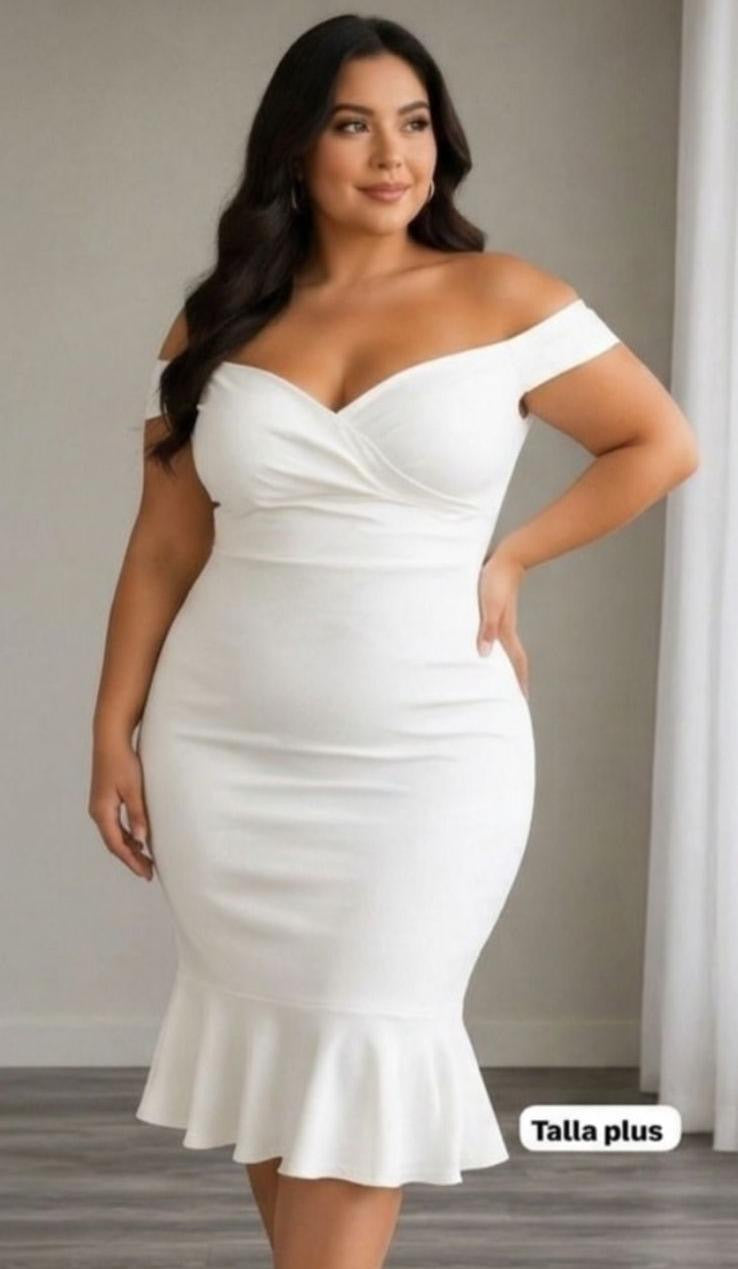 Vestido one size plus