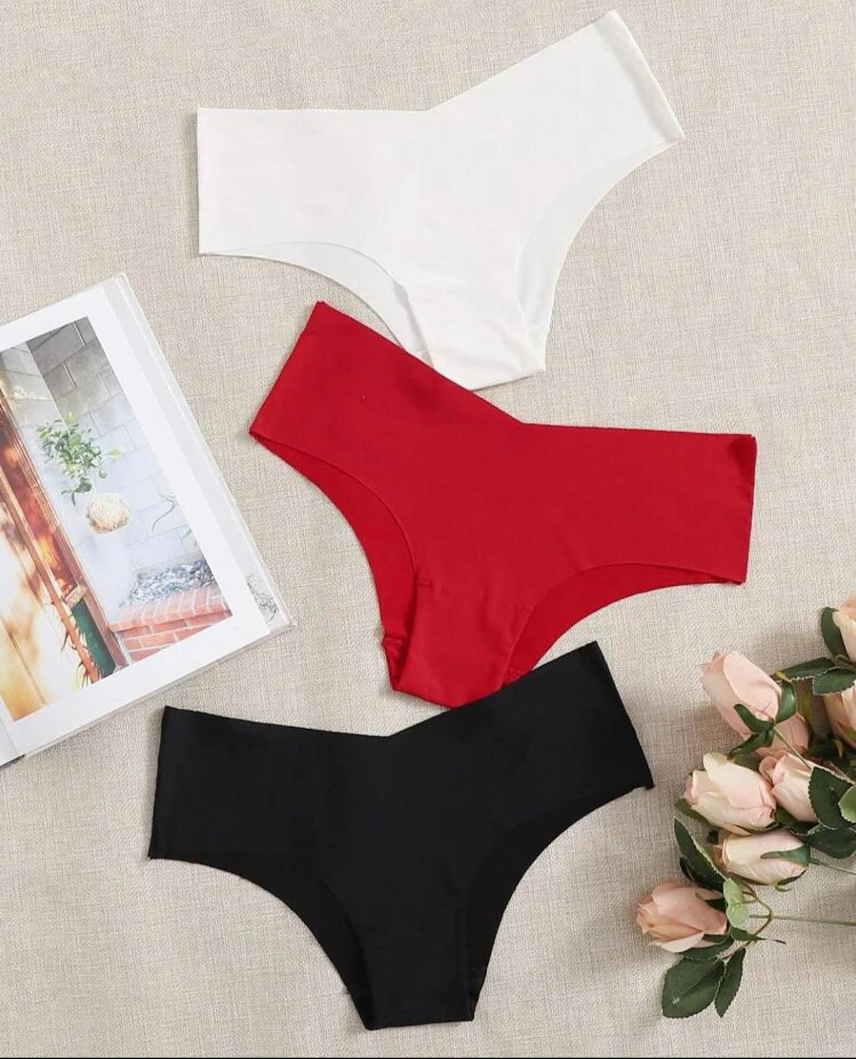 3 Interiores Plus sin costuras size 3XL.