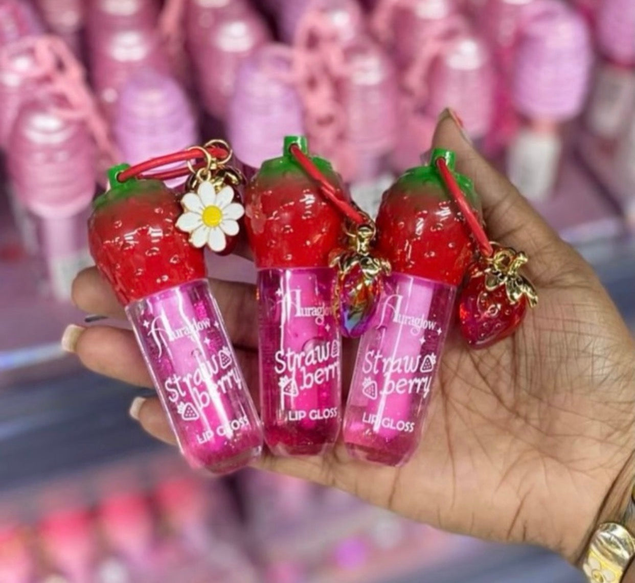Lip Gloss Strawberry Auraglow