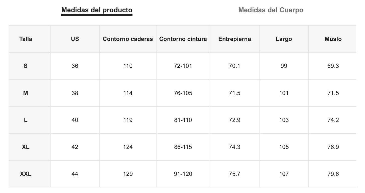 Pantalón Size S