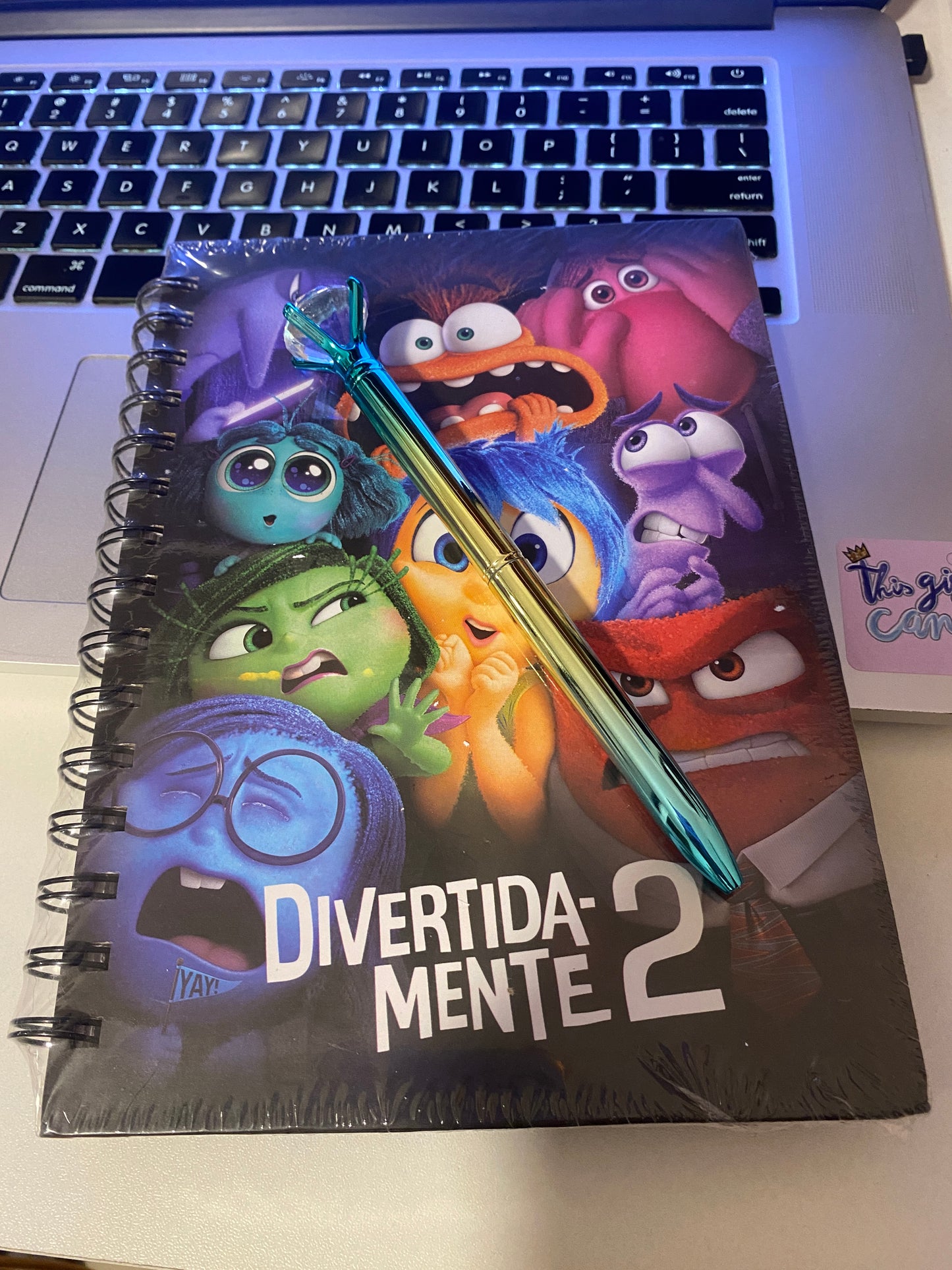 Libreta Intensamente 2 + Lapicero
