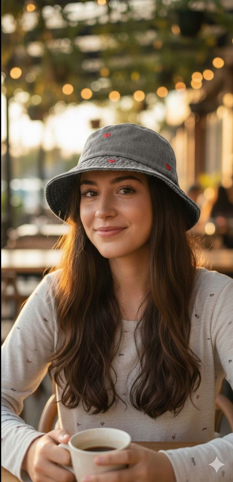 Gorro tipo jeans