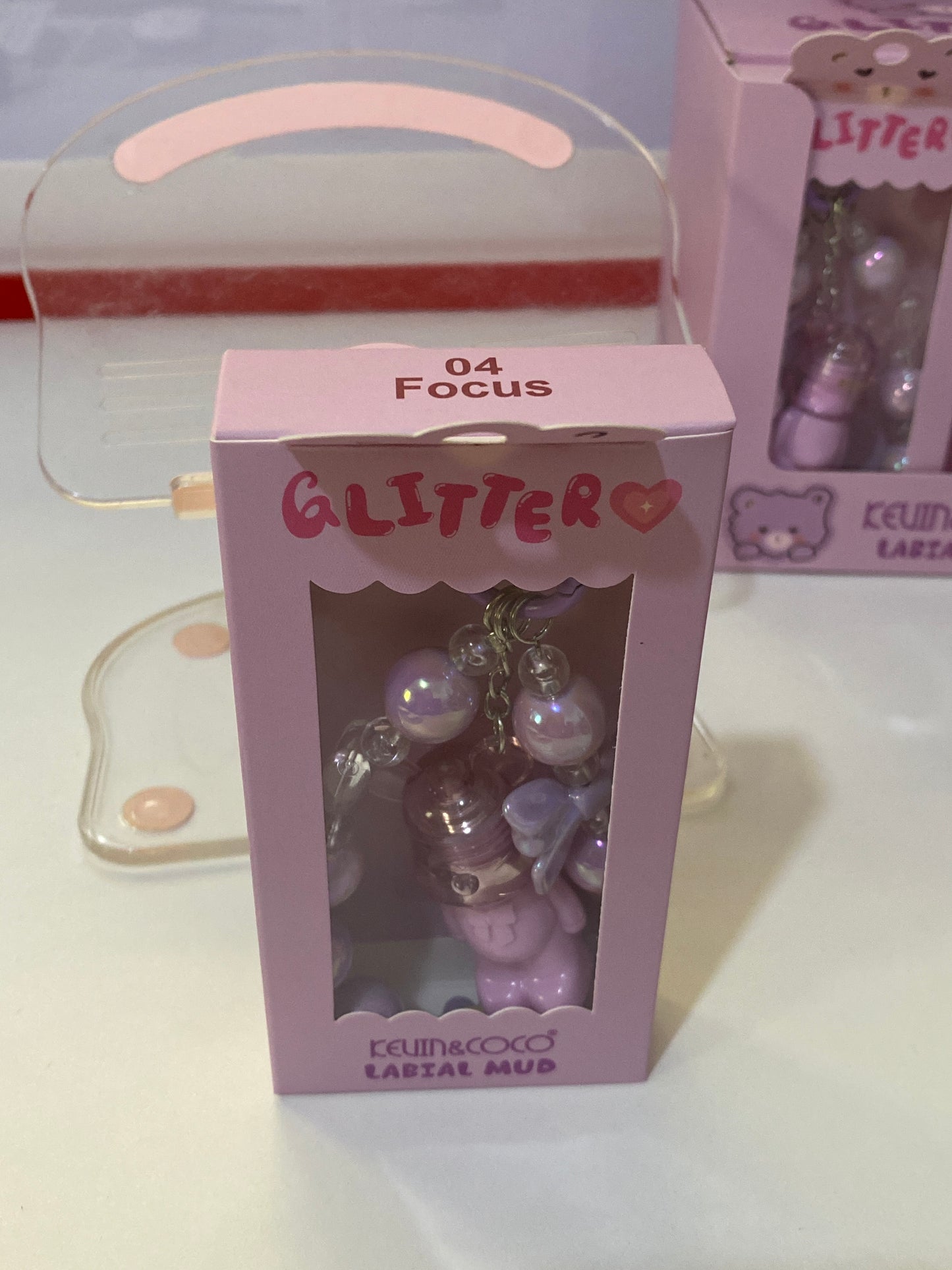 Lip de osito con llavero