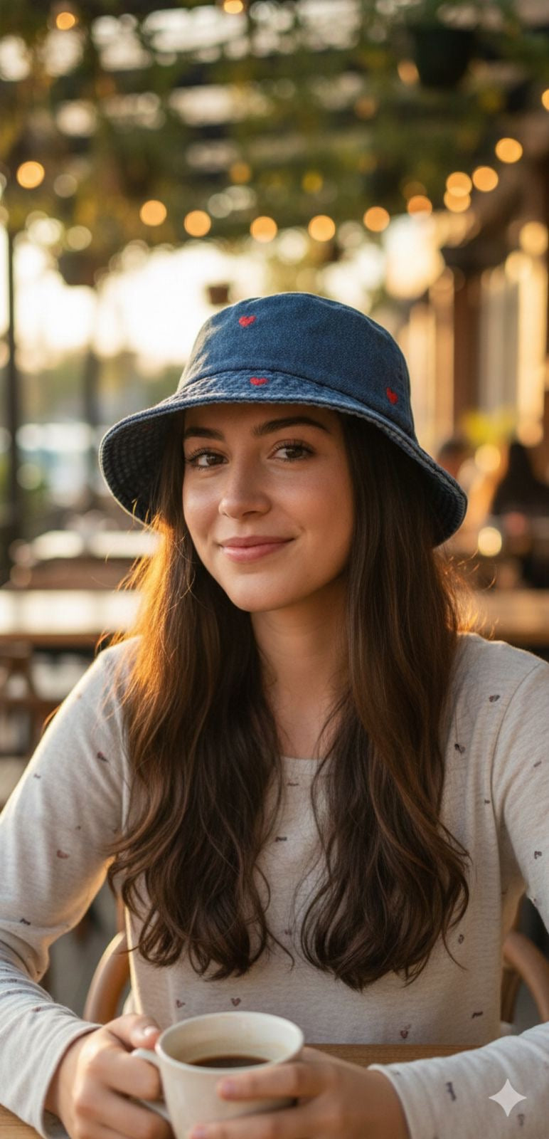 Gorro tipo jeans