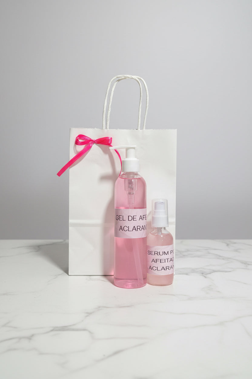 Gel de afeitar + Serum post afeitado aclarante