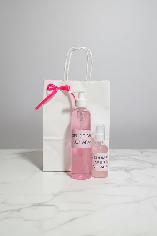 Gel de afeitar + Serum post afeitado aclarante