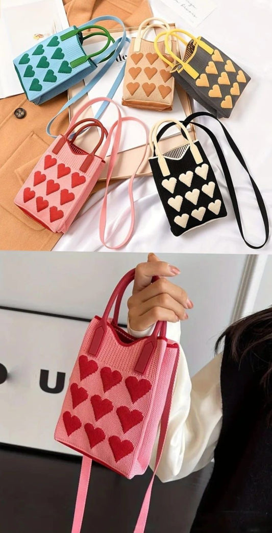 CARTERAS CON TEJIDO DE PUNTOS