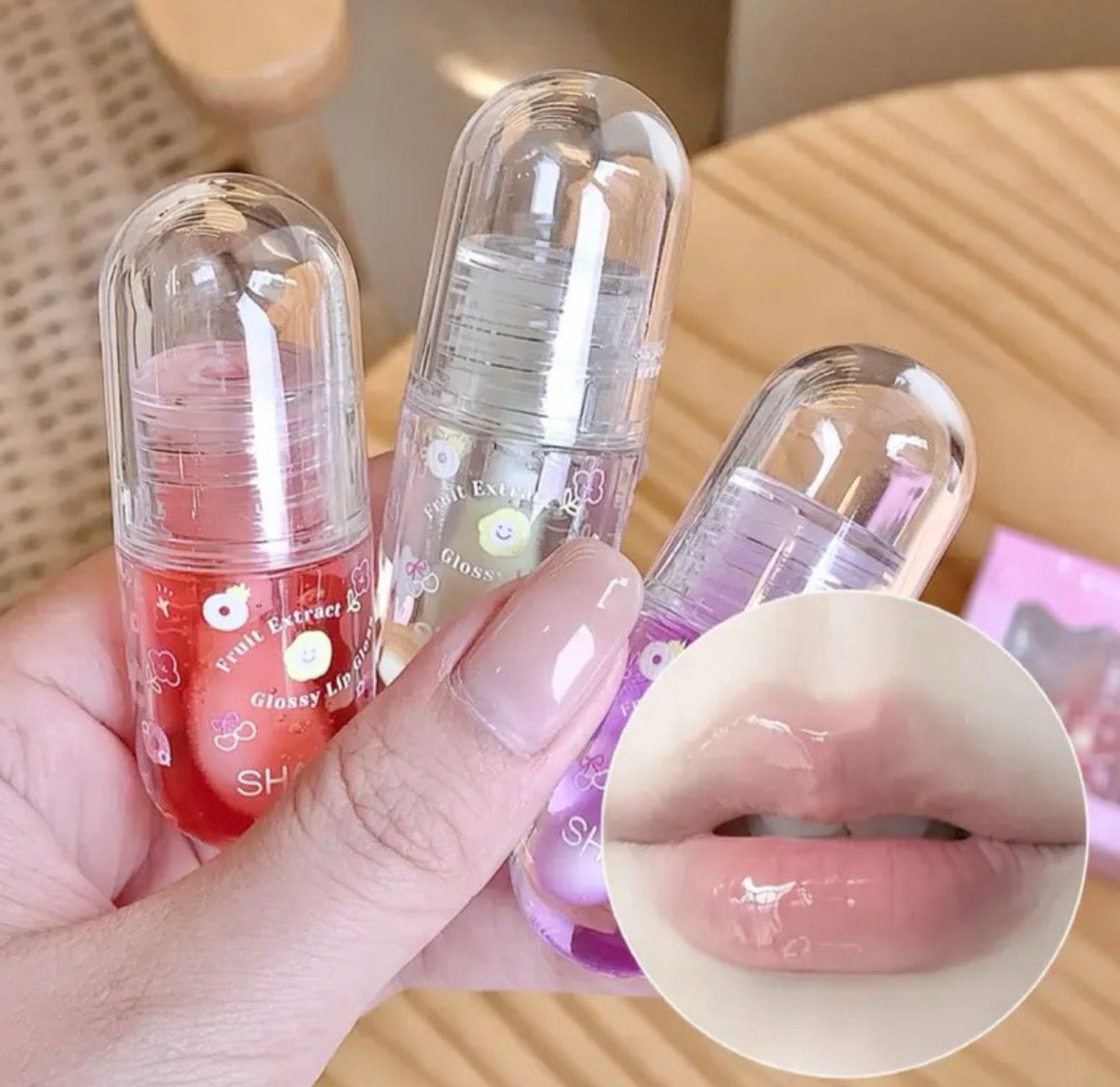 Kit 3 Mini Lip Oil