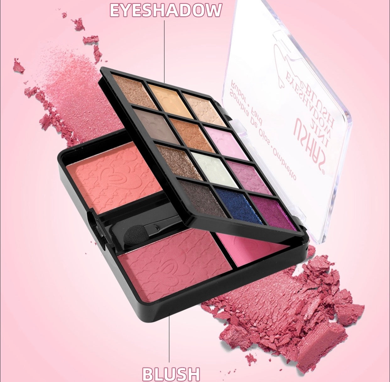 Sombras de ojos + Rubor 2 en 1 Ushas