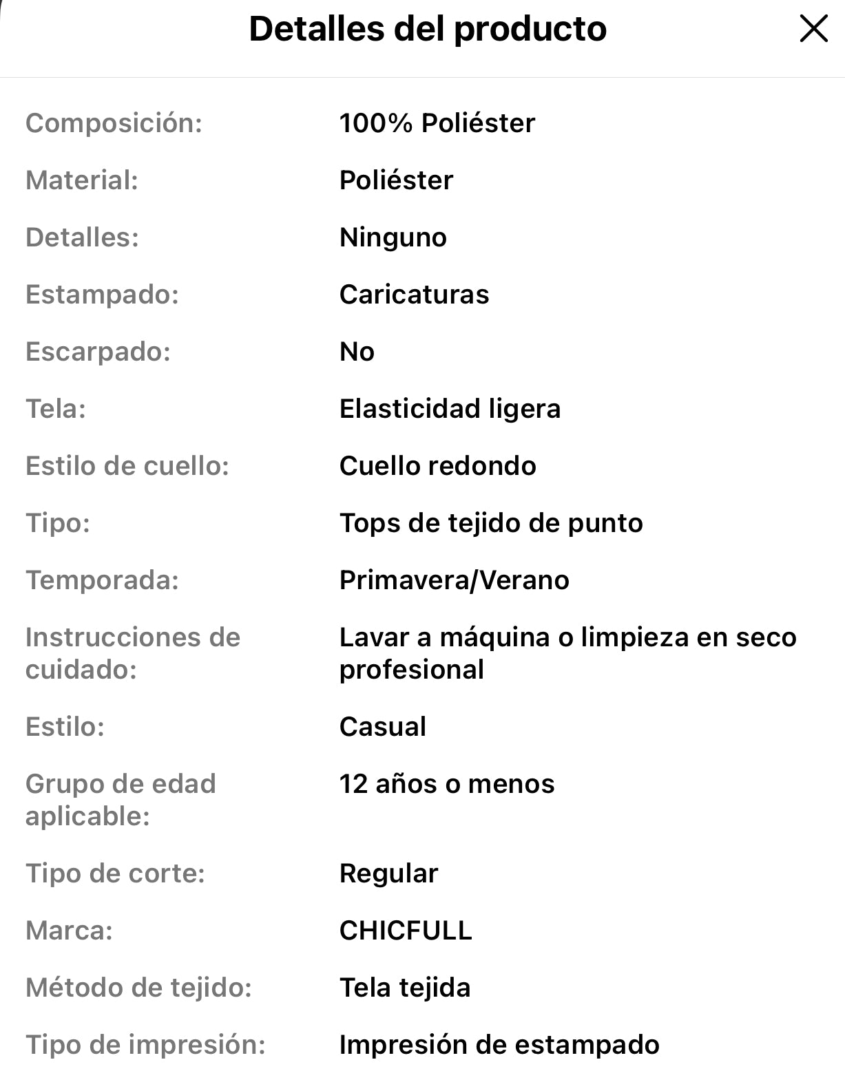 Tshirt para niñas 1-2 años