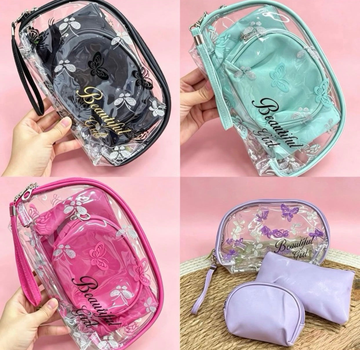 Bolso de cosméticos 3 en 1