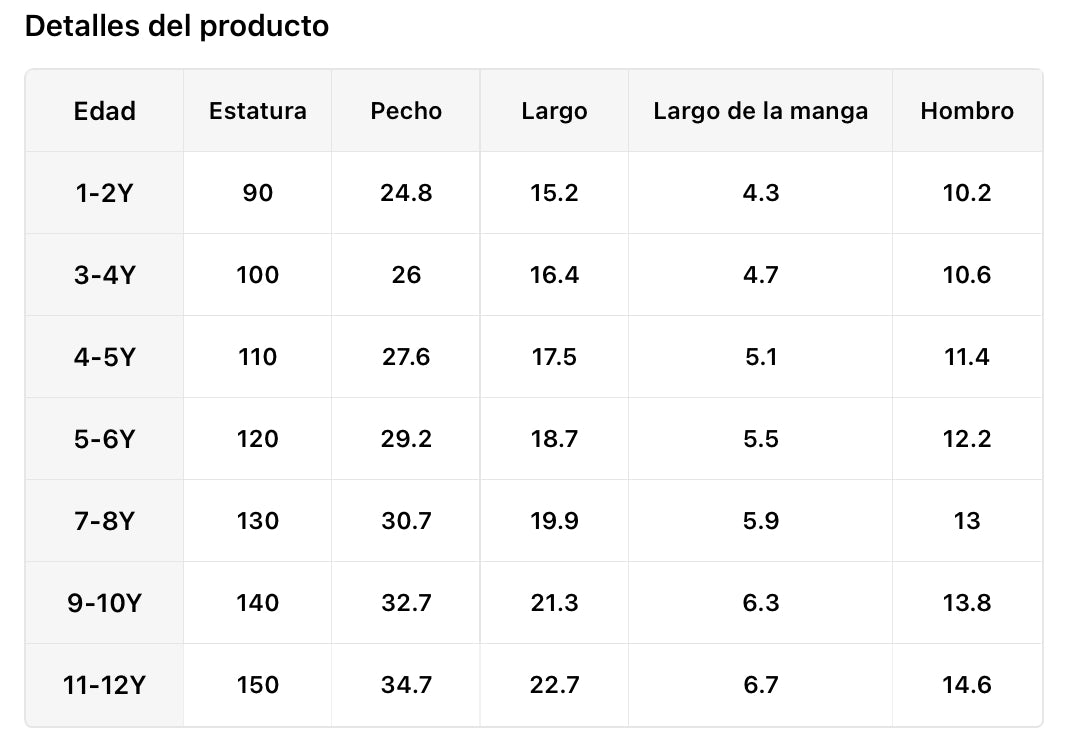 Tshirt para niños 9-10 años