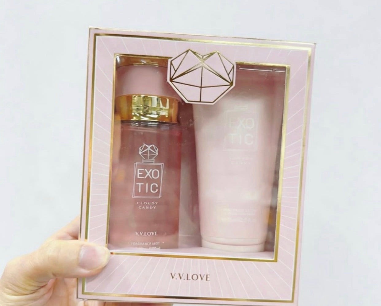 Set crema + fragancia V.V.LOVE