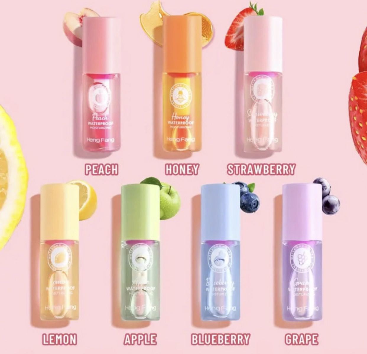 Kit 7 Mini Lip Gloss