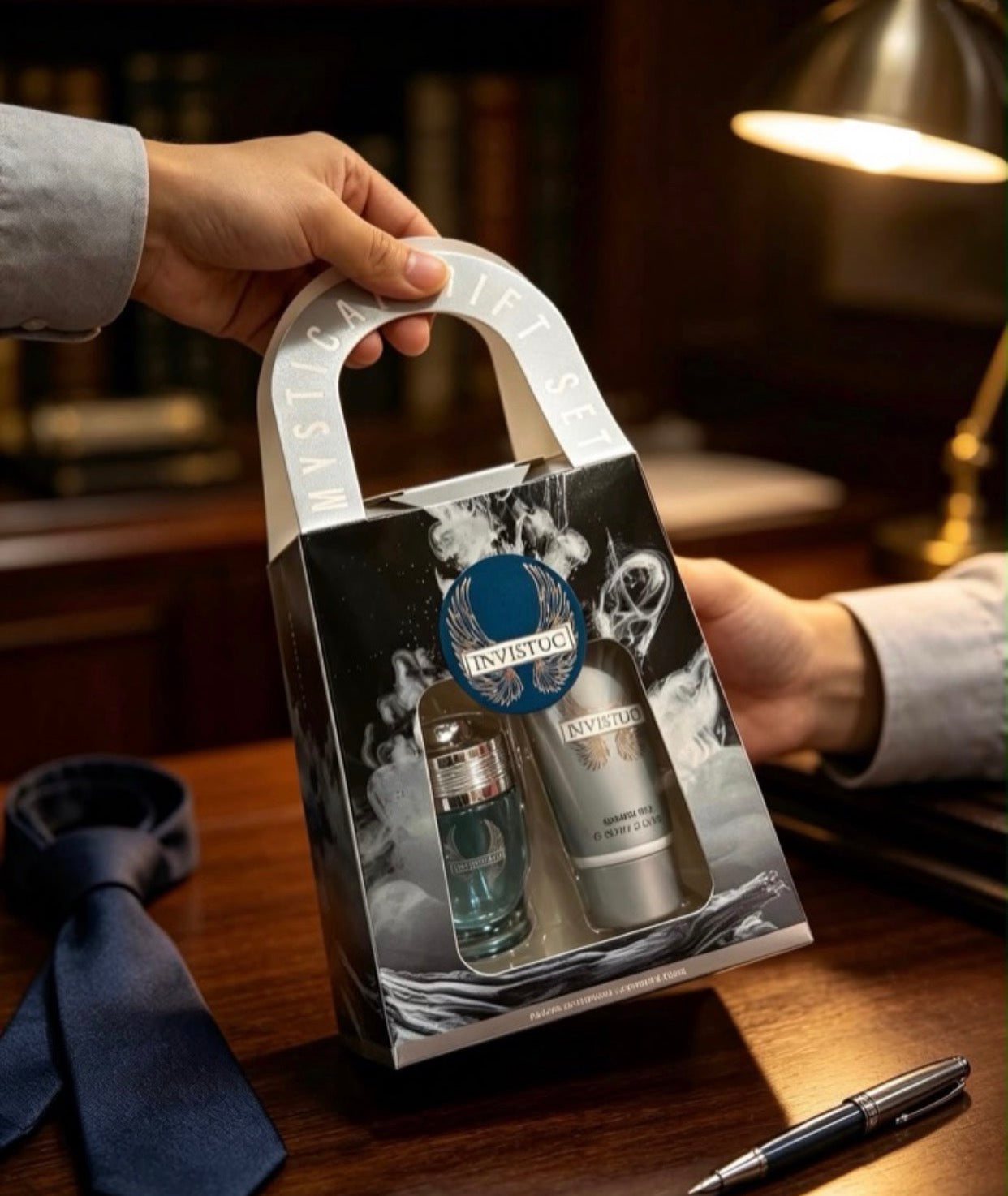Set perfume y gel de baño para hombres