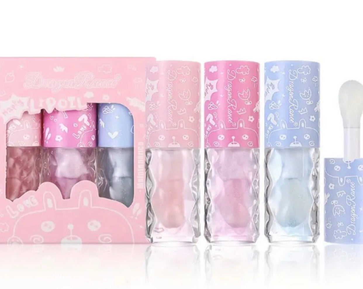 Kit 3 Mini Lip Oil