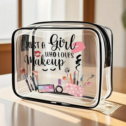Bolsos plásticos de maquillaje y skincare
