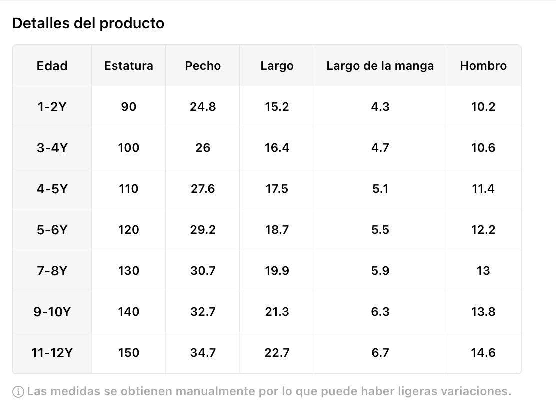 Tshirt para niños 9-10 años
