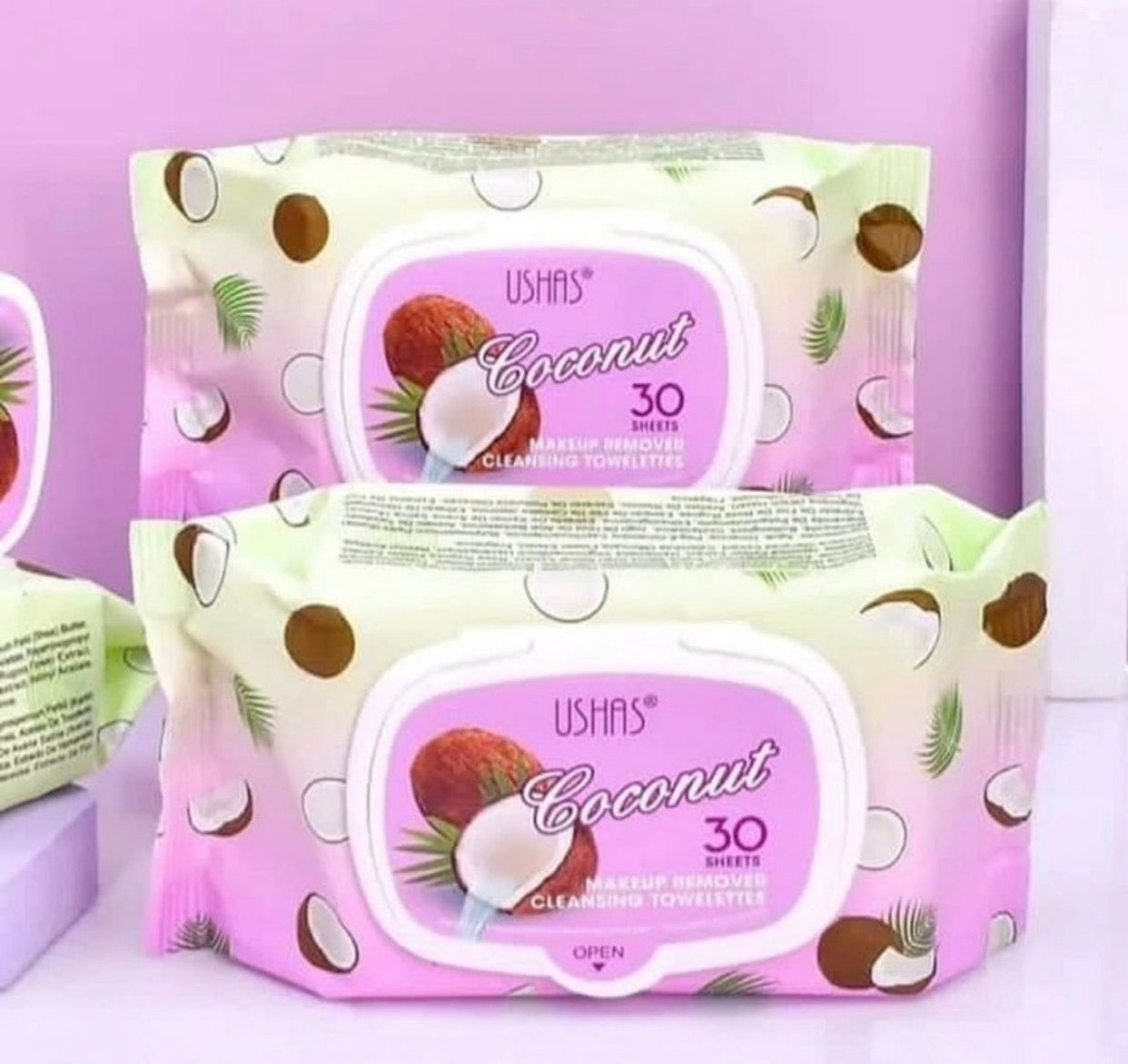 Toallas Desmaquillantes Ushas 30pcs