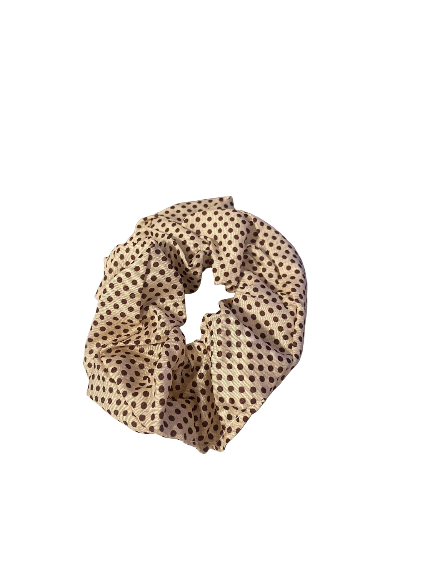 Scrunchies de pelo marrones