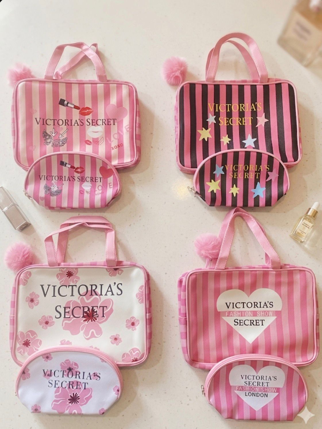 Bolso de cosméticos con neceser