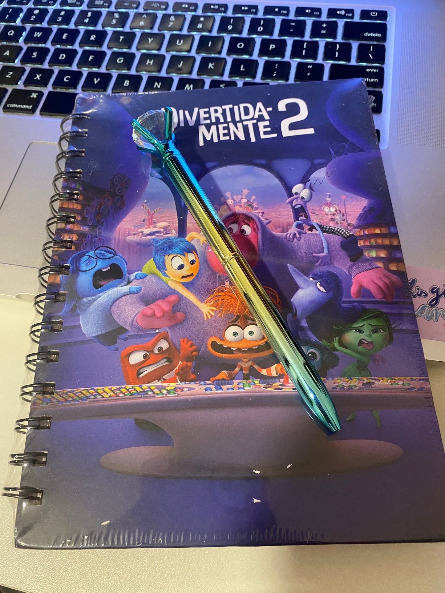 Libreta Intensamente 2 + Lapicero